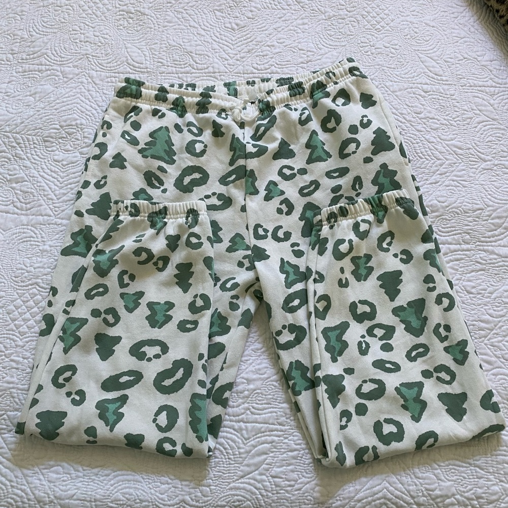 Like NEW Leopard and Tree Print Sweatpants
